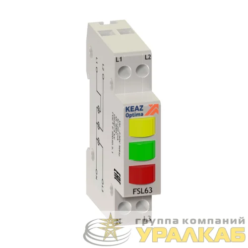 Индикатор фаз световой OptiDin FSL63 230A УХЛ3 КЭАЗ 138626 детальная картинка
