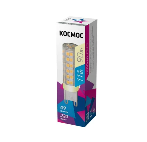 Лампа светодиодная 11Вт G9 3000К 220В Космос LksmLED11WG9C3000pc детальная картинка