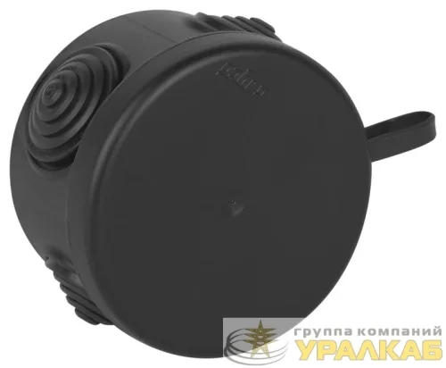 Коробка Тусо распаячная для ОП 60х40мм УХЛ1 черн. Ruvinil 