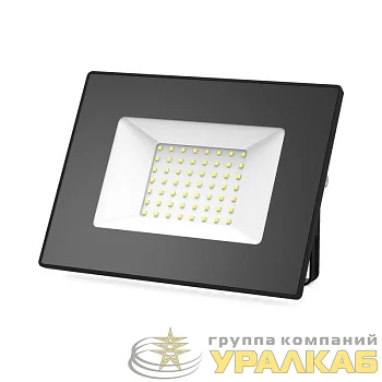 Прожектор светодиодный Elementary 50Вт 6500К IP65 4500лм 200-240В ДО черн. GAUSS 613100350