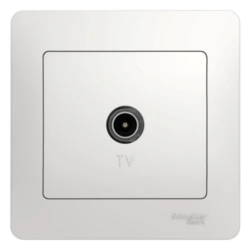 Коннектор TV антенны Glossa в сборе бел. SchE GSL000196 детальная картинка