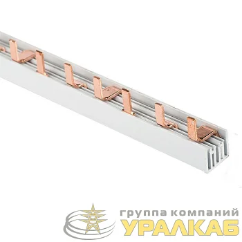 Шина соединительная PIN 3ф 63А мед. изол. 54мод (дл.1м) EKF pin-03-63