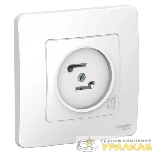 Розетка FM радио 1-м СП Blanca 16А 250В бел. SE 