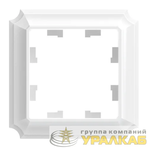 Рамка 1-пост. AtlasDesign Antique бел. SE ATN100101 детальная картинка