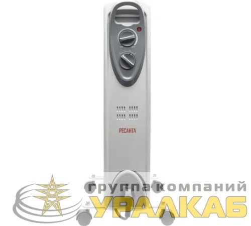 Радиатор масляный 2500Вт ОМ-12А Ресанта 67/3/21 детальная картинка