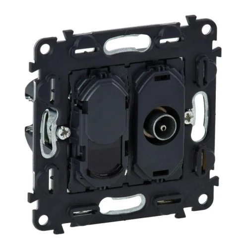 Механизм розетки TV с топологией "звезда" Valena In'matic 2 выхода RJ45 CAT.6 UTP Leg 