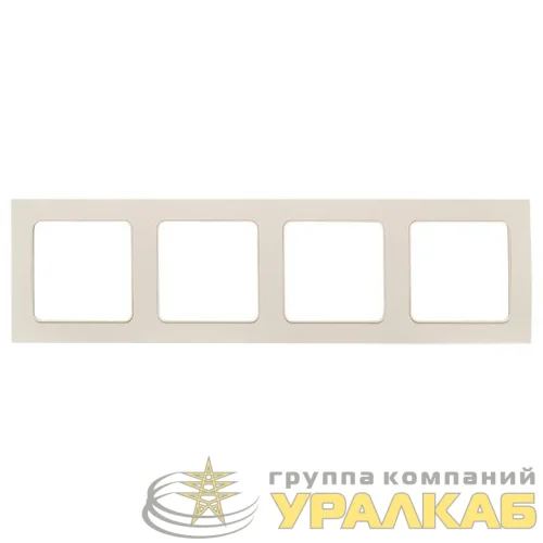 Рамка 4-м Стокгольм бел. PROxima EKF EZM-G-303-20 детальная картинка