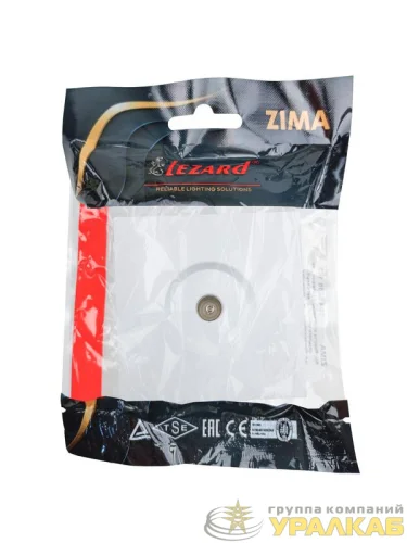 Розетка ТВ оконечная СП ZIMA IP20 бел. LEZARD 