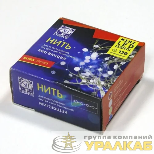 Гирлянда "Нить" LDMS120-RGB 120 RGB ярких минисветодиодов 12м уличная SHLights 4690601042996 детальная картинка Гирлянда "Нить" LDMS120-RGB 120 RGB ярких минисветодиодов 12м уличная SHLights 4690601042996 детальная картинка
