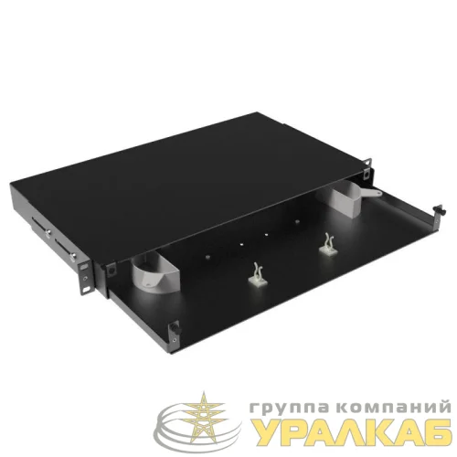 Полка оптическая выдвижная без лицевой панели неукомплектованная 1U черн. DKC RNFPE1U24 детальная картинка