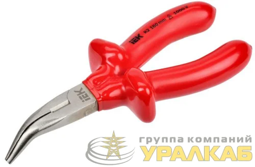 Тонкогубцы изогнутые диэлектрические 160мм K2 1000В ARMA2L 3 IEK A2L3-BN20-K2-160 детальная картинка