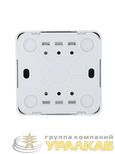 Выключатель 1-кл. 1п ОП Viola 10А IP20 бел. LEZARD 