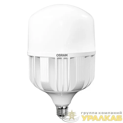 Лампа светодиодная высокомощная LED HW 100Вт T матовая 4000К нейтр. бел. E27 10000лм 140-265В с адаптером E40 угол пучка 200град. PF>/=09 (замена 1000Вт) OSRAM 4058075576995 детальная картинка