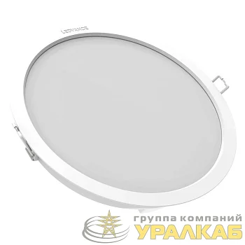Светильник светодиодный Eco Class Downlight DL 865 WT 18Вт 6500К IP44 1710лм ДВО даунлайт кругл. встраив. ультратонкий LEDVANCE 4058075644298 Светильник светодиодный Eco Class Downlight DL 865 WT 18Вт 6500К IP44 1710лм ДВО даунлайт кругл. встраив. ультратонкий LEDVANCE 4058075644298