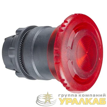 Корпус красной кнопки 22мм с подсветкой с поворотом SchE ZB5AW743