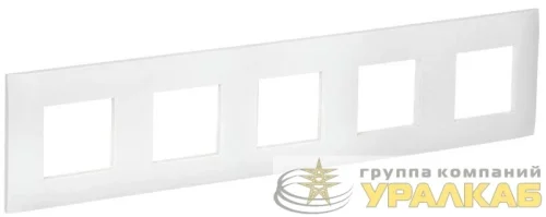 Рамка 5-м SKANDY SK-F05W арктич. бел. IEK 