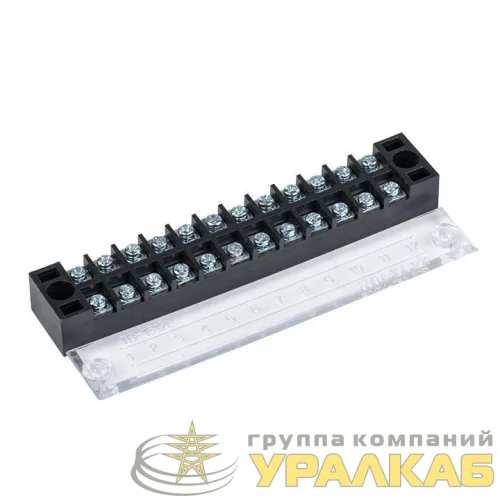 Терминал клеммный TB-1512 до 1.5кв.мм 15А 12 клеммных пар EKF tb-1512 детальная картинка