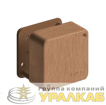 Коробка распределительная ОП 79х79х32мм IP40 бук (светл. основа) Ruvinil 65004-38М