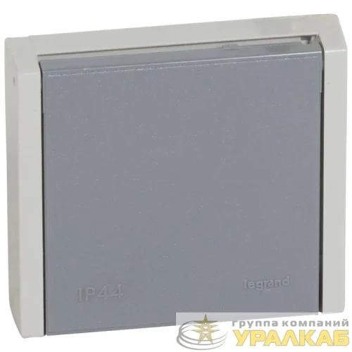 Розетка 1-м СП Plexo 20А IP44 400В 3P+E сер. Leg 