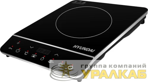 Плита индукционная HYC-0104 (настольная) черн. стеклокерамика HYUNDAI 1358598 детальная картинка