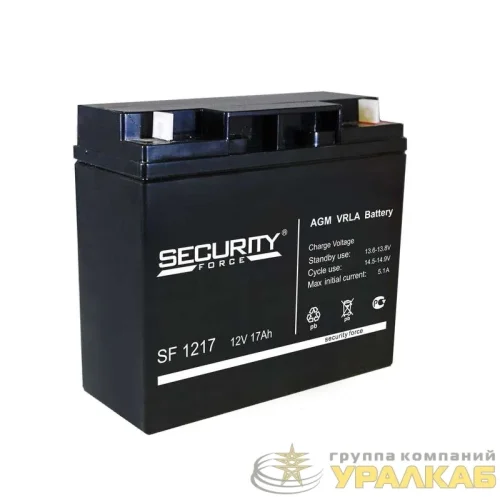 Аккумулятор ОПС 12В 17А.ч  Security Force 4614030010010