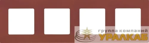 Рамка 4-м Etika какао IEK 