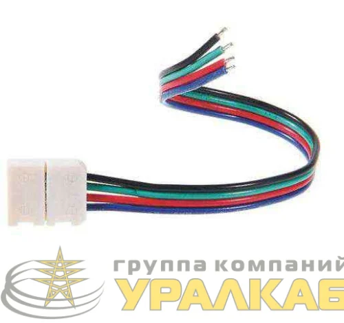 Коннектор PLSC-10х4/15/4pin (5050 RGB) (уп.5шт) JazzWay 