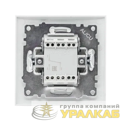 Переключатель проходной 1-кл. СП Валенсия 10А IP20 бел. PROxima EKF EWV10-025-10 детальная картинка