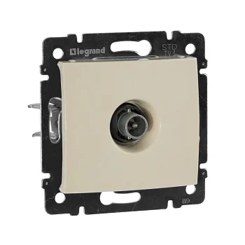 Механизм розетки TV СП Valena проходная 14дБ сл. кость Leg 