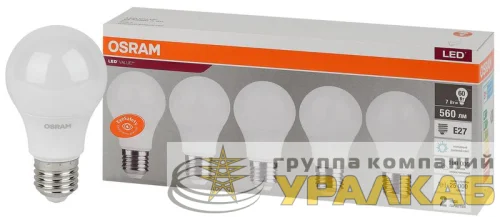 Лампа светодиодная LED Value LVCLA60 7SW/865 грушевидная матовая E27 230В 2х5 RU (уп.5шт) OSRAM 4058075577688 детальная картинка