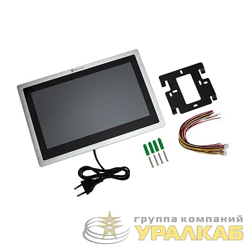 Монитор видеодомофона цветной 101дюйм формата AHD(1080P) с сенсорным экраном детектором движения функцией фото- и видеозаписи (модель AC-440) Rexant 45-0440