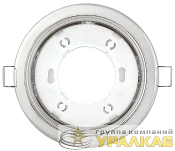 Светильник точечный GX53 встраив. хром. IEK LUVB0-GX53-1-K23