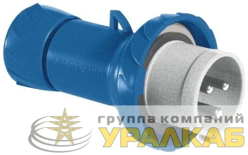 Вилка кабельная 16А 2P+E 220В винт. IP67 SchE PKE16M723 детальная картинка