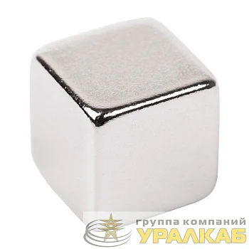 Магнит неодимовый куб 10х10х10мм сцепление 4.5кг (блист.2шт) Rexant 72-3210