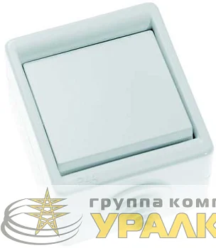 Выключатель 1-кл. ОП 10А IP44 А110-015 бел. Кунцево 5904