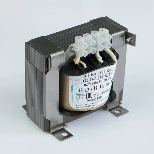 Трансформатор ОСО-0.25-09 220/42В УХЛ3 Кострома 