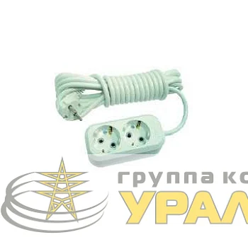Удлинитель 2х5м с заземл. 16А IP20 Makel MGP114