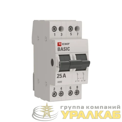 Переключатель трехпозиционный 2P 32А Basic EKF 