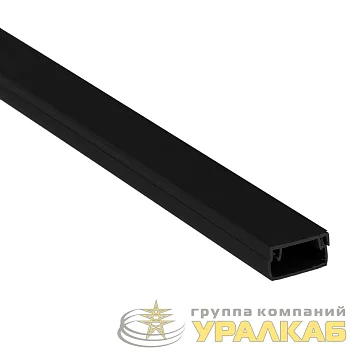 Кабель-канал 15х10 L2000 пластик Plast черн. EKF 