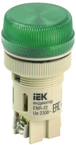 Арматура светосигнальная ENR-22 зел. IEK BLS40-ENR-K06 детальная картинка
