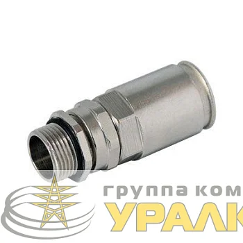 Муфта труба-коробка d25мм с уплотнением кабеля IP68 М32х1.5 d15-21мм DKC 6111P25M321521