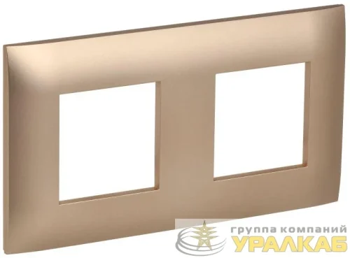 Рамка 2-м SKANDY SK-F02Sa песочн. IEK 