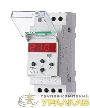 Реле времени PCZ-521-1 16А 24-264В AC/DC 1п IP20 1 канал-125 пар включ./выключ. суточн./недел. циклы монтаж на DIN-рейке (аналог ТЭ-15) F&F EA02.002.010