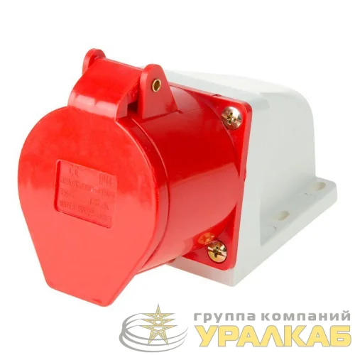 Розетка 125 стационарная 3Р+РЕ+N 32А 380В IP44 Rexant 