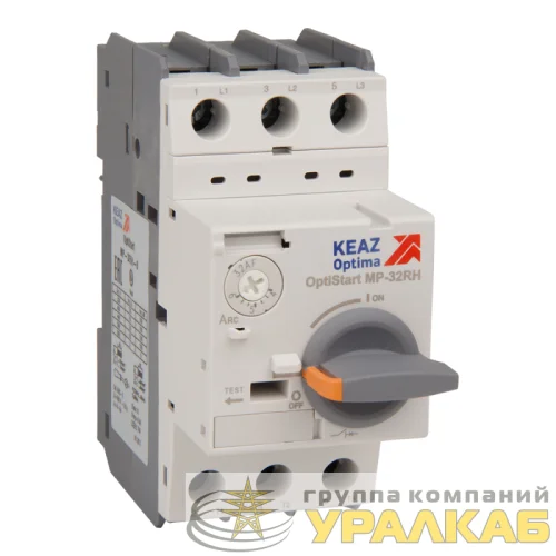 Выключатель автоматический 6А OptiStart MP 32RH КЭАЗ 251682 детальная картинка