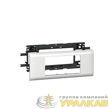 Суппорт 4мод. Mosaic для кабель-канала DLP с крышкой 65мм Leg 010954