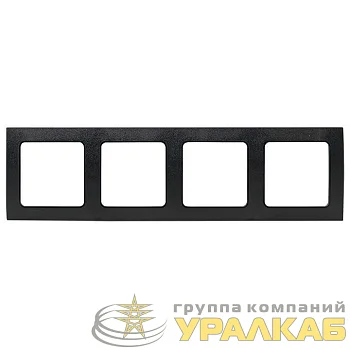 Рамка 4-м Стокгольм черн. PROxima EKF EAM-G-303-30