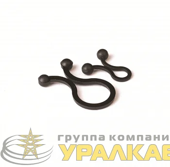 Замок d5.1-7.6 черн. (уп.100шт) DKC 21043106