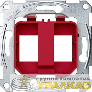 Опора Merten платы для модул. штепсел. разъема красн. SchE MTN4566-0006