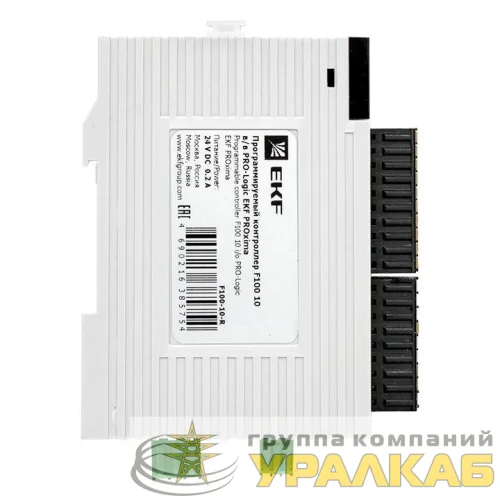 Контроллер программируемый F100 10 в/в PRO-Logic PROxima EKF F100-10-R детальная картинка